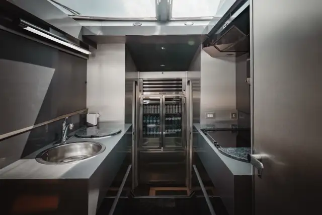 Valhalla yacht galley photo 1