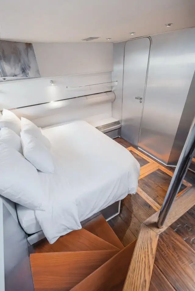 Valhalla private cabin finish shown before booking
